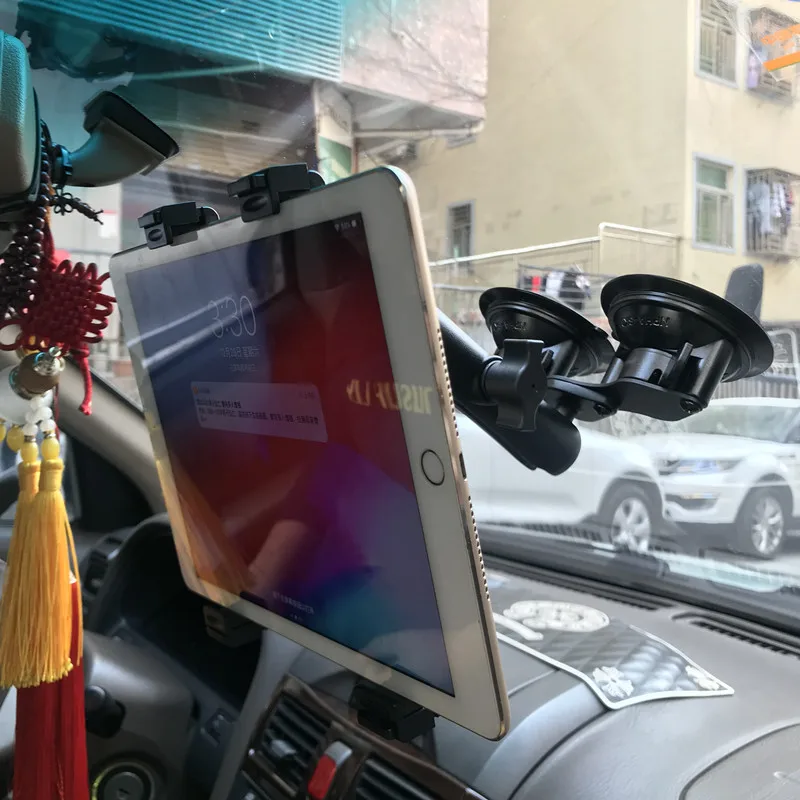 Ram Tablet Accessories - 吸盤マウント付き車のタブレットホルダー、車両のウィンドプロテクターは、1インチのボール、ラムマウントをサポート