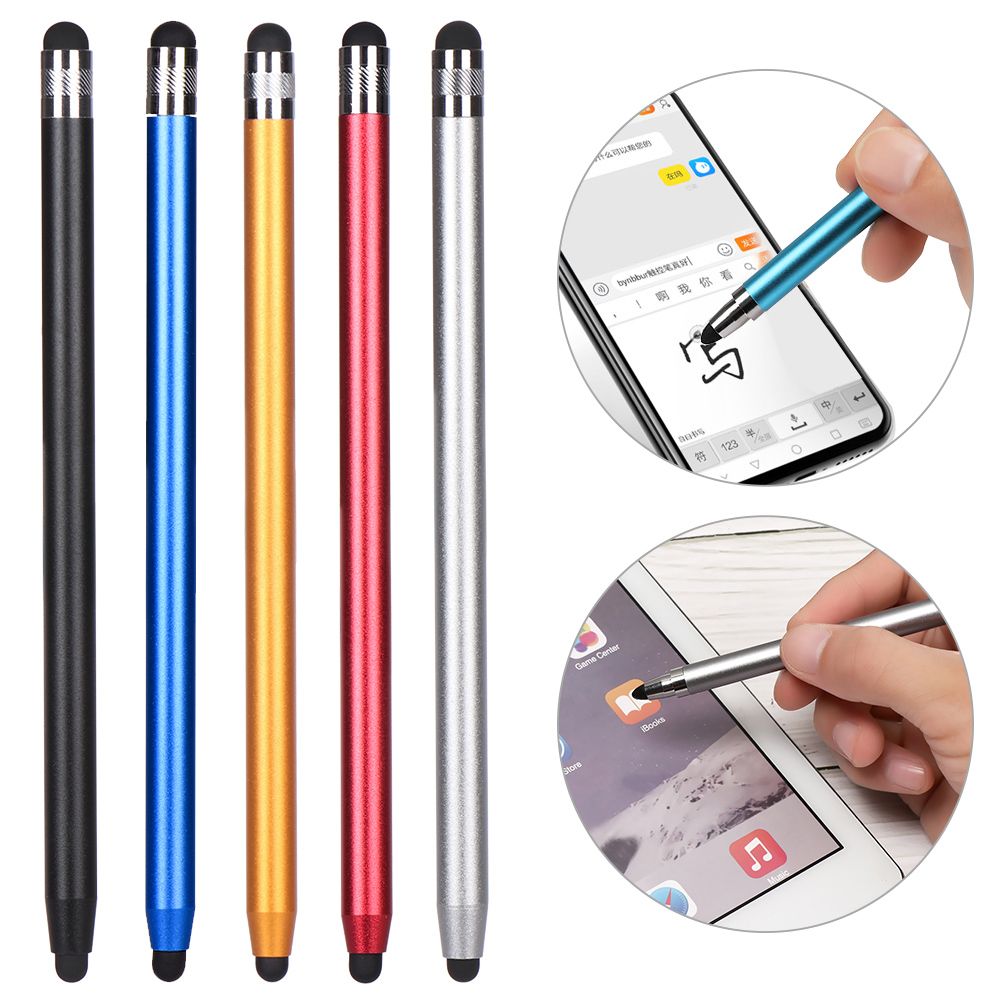 Drawing Tablet Pen Accessories - 静電容量式センシティブ描画ペン、デュアルシリコンチップ、タッチスクリーンペン、センシティブタブレット、電話アクセサリー