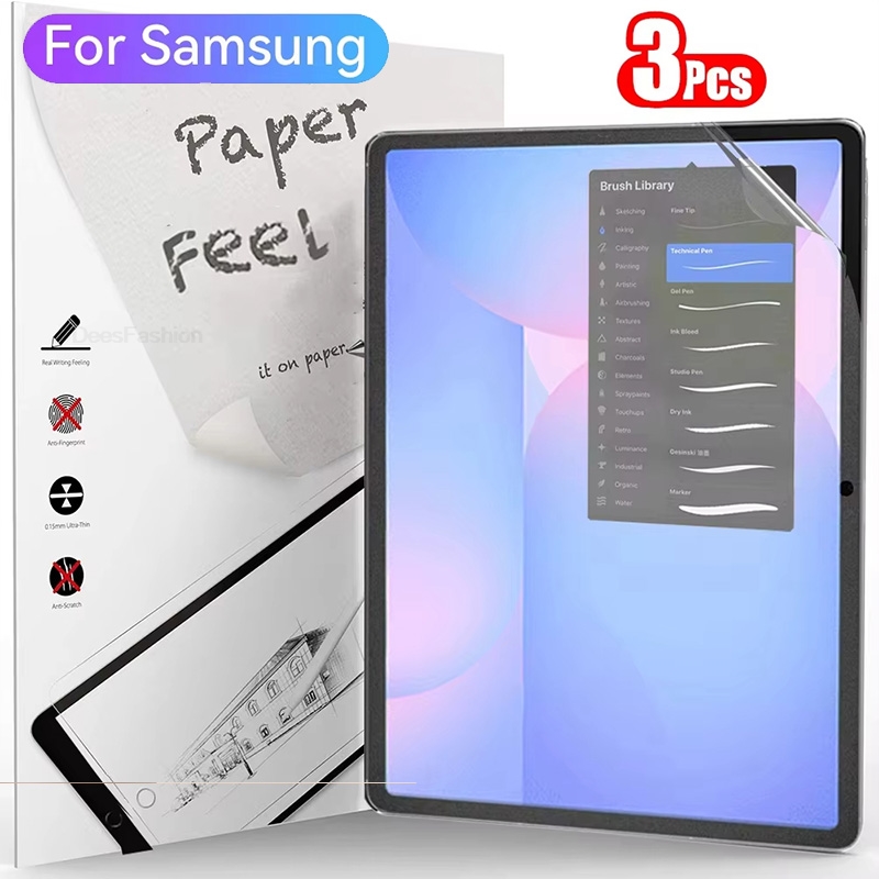 Paper Feel Screen Film - 3枚入りペーパーフィールタイプのスクリーンプロテクター Samsung Tab A9 Plus A8