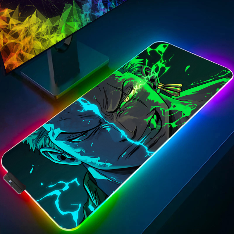 Essential Tablet Accessories - ワンピースゾロマウスパッド RGB ゲームアクセサリー Gabinete ゲーマー PC