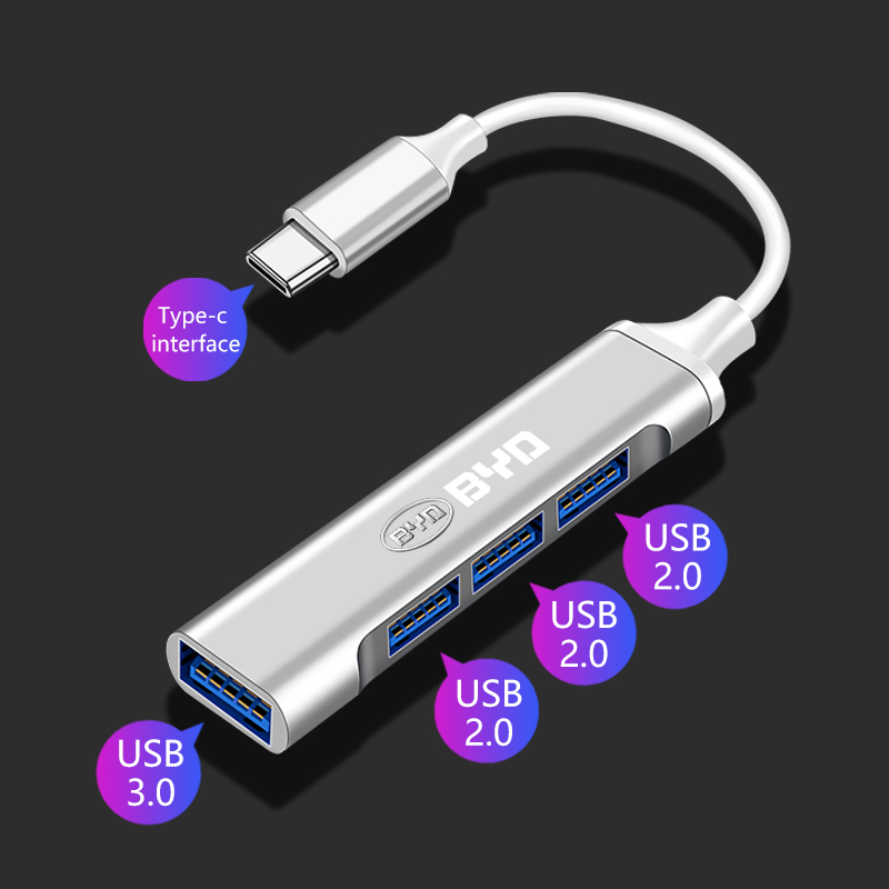Usb Hub Type C - Type-C USBアダプター マルチポート分配器 ハブ 車載アクセサリー BYD