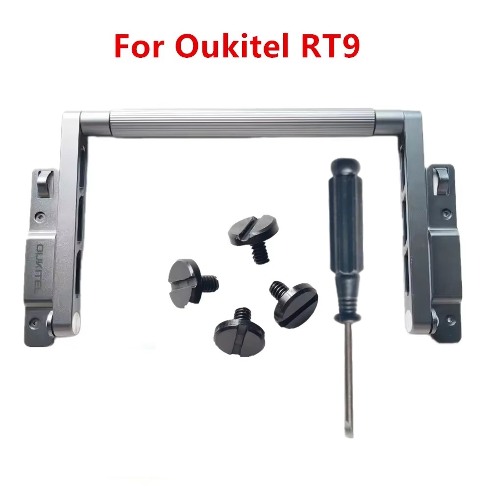 Oukitel Tablet Accessories - 新オリジナル Oukitel RT9 タブレット PC スタンドホルダー金属バックスタンダーポータブルサポートネジ修理交換