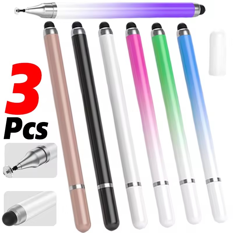 Drawing Tablet Pen Accessories - 2 in 1ユニバーサルスタイラスペン タブレット、モバイル、Android、iOSフォン、iPadアクセサリー、描画タブレットペン、静電容量式スクリータッチペン