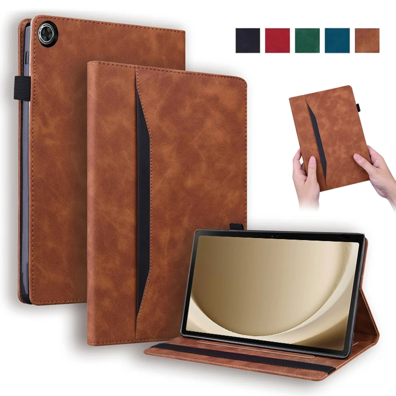Samsung Tablet A9 Accessories - サムスンギャラクシータブ A9 プラスケース 11 インチ高級レザー財布タブレット Funda