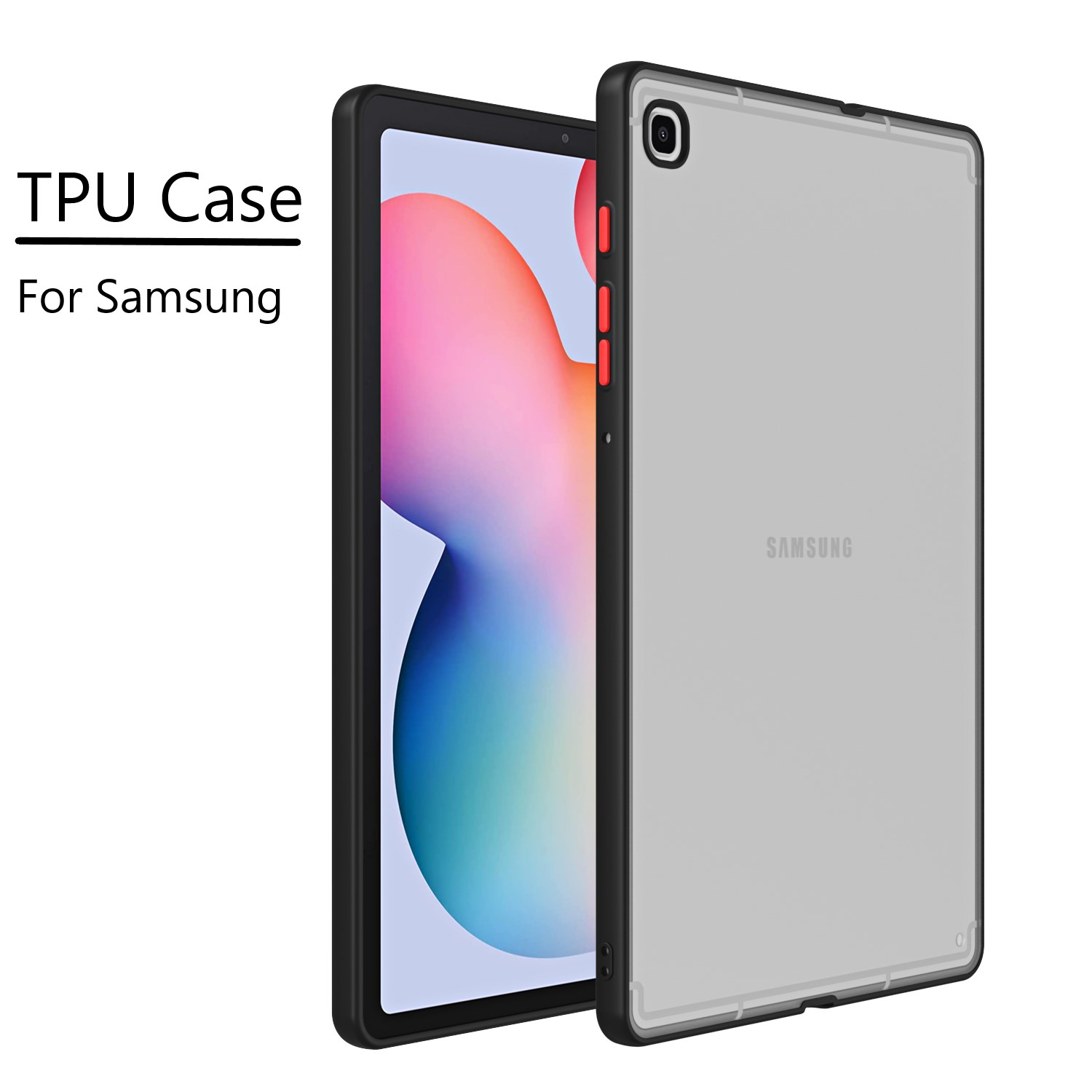 Samsung Tablet A9 Accessories - TPU ソフトバックケースサムスンギャラクシータブ A8 10.5 X200 A7
