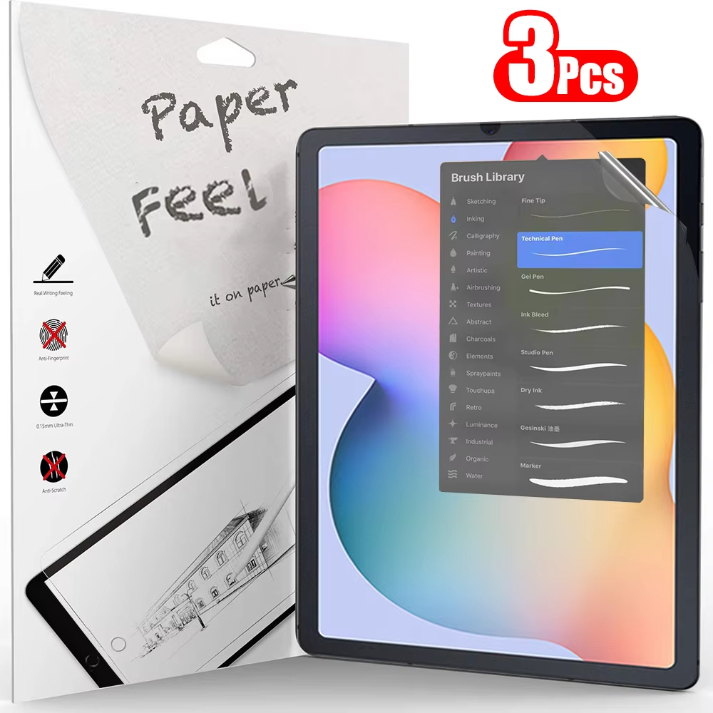 Paper Feel Screen Film - 3枚入りペーパーフィールスクリーンプロテクター Samsung Galaxy Tab S7 S8