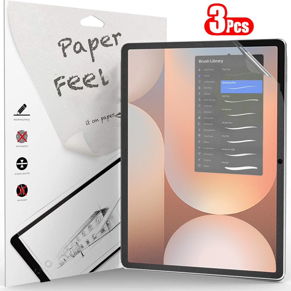 Paper Feel Screen Film - 3 個の紙のようなスクリーンプロテクター Samsung Galaxy Tab S10