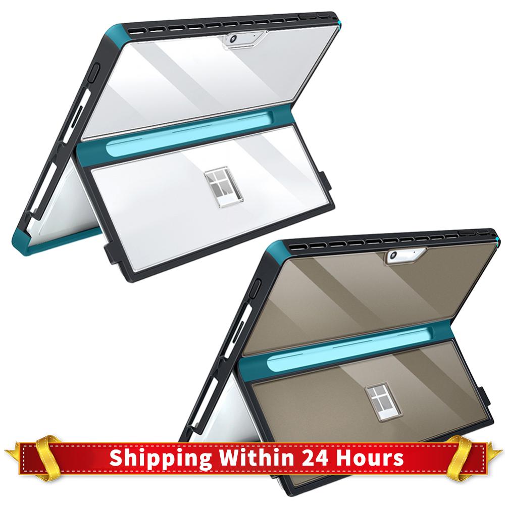 Microsoft Tablet Accessories - Microsoft Surface Pro 11/10/9/8 13インチ用ケース 耐衝撃保護シェルカバー