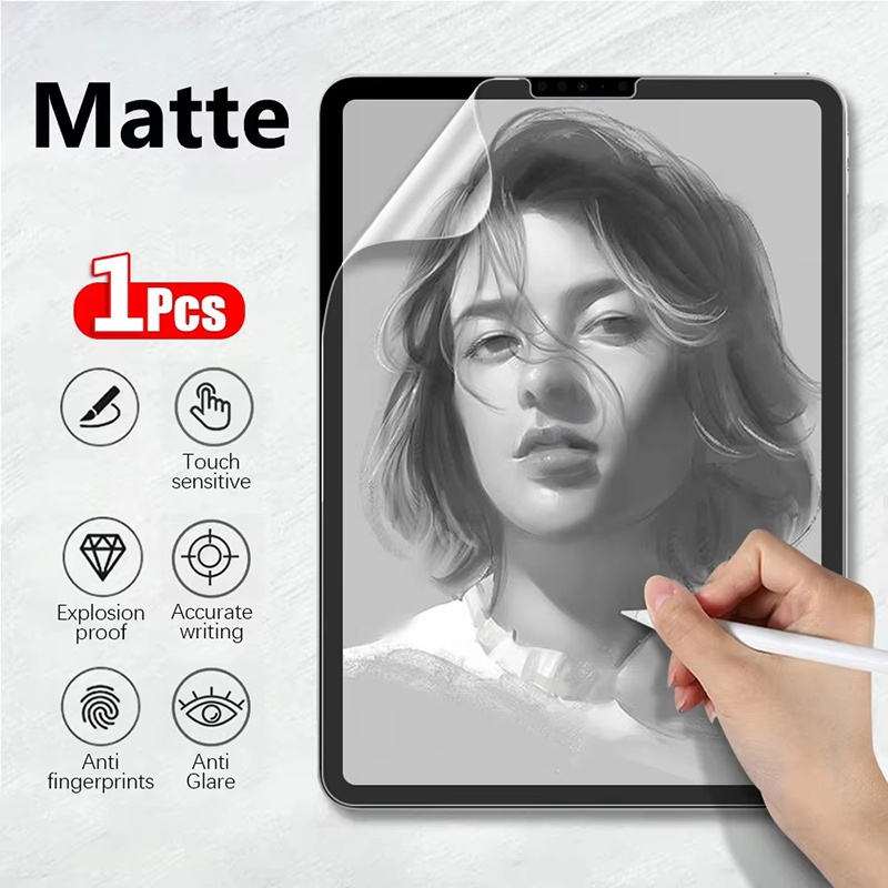 Paper Feel Screen Film - 紙のような質感のスクリーンプロテクター マットペイントライティング保護フィルム iPad 第10世代 第9世代 第8世代