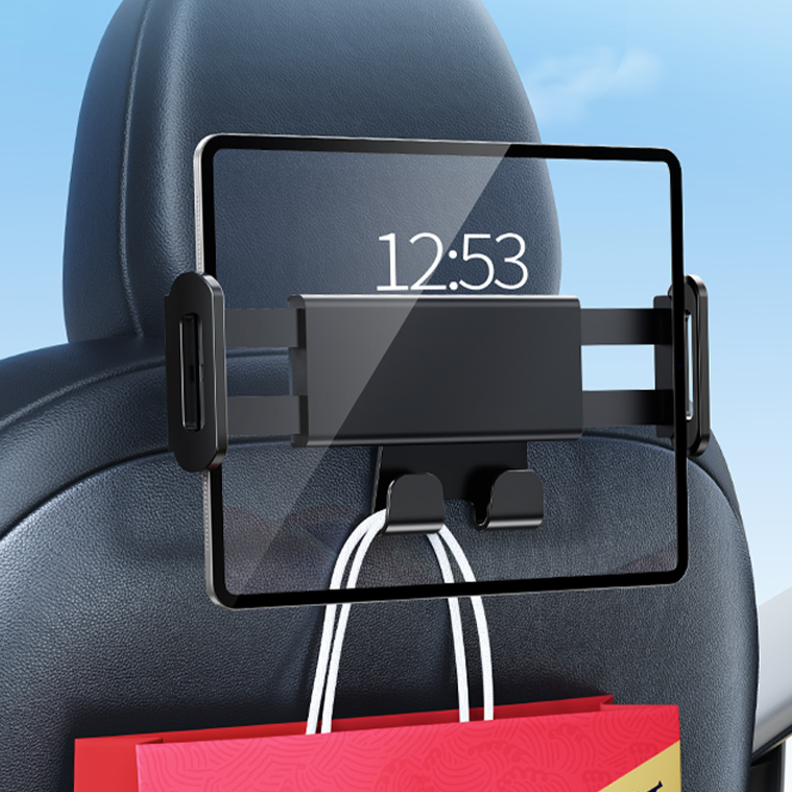 Hipacool-テスラカーリアシートマウント、2 in 1 - Tesla Tablet Accessories のレビューと価格