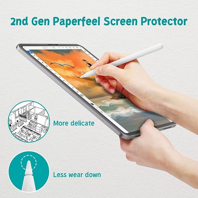 2枚入りペーパーフィールスクリーンプロテクターフィルム iP - Paper Feel Screen Film のレビューと価格