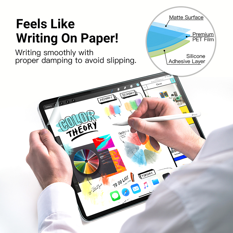 紙の感触フィルム Apple iPad 第 10 世代空気  - Paper Feel Screen Film のレビューと価格