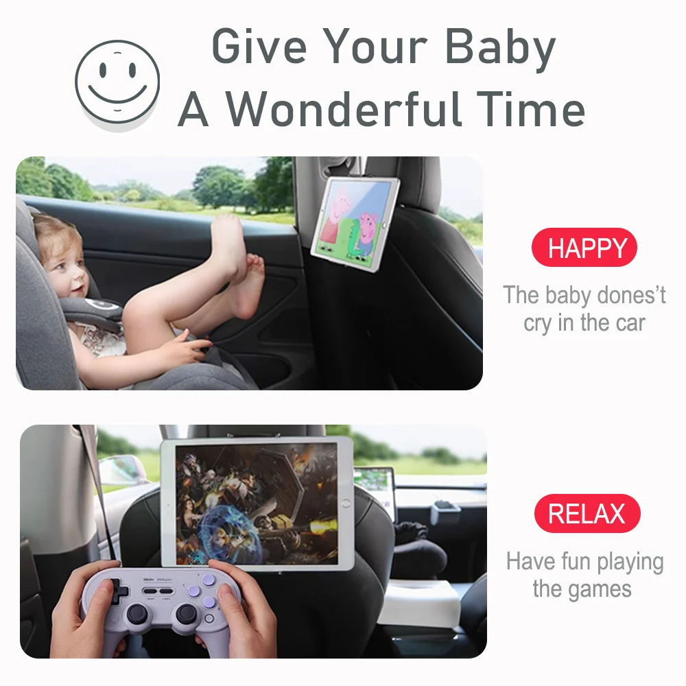 テスラ モデルY モデル3用タブレットホルダー ヘッドレスト - Tesla Tablet Accessories のレビューと価格