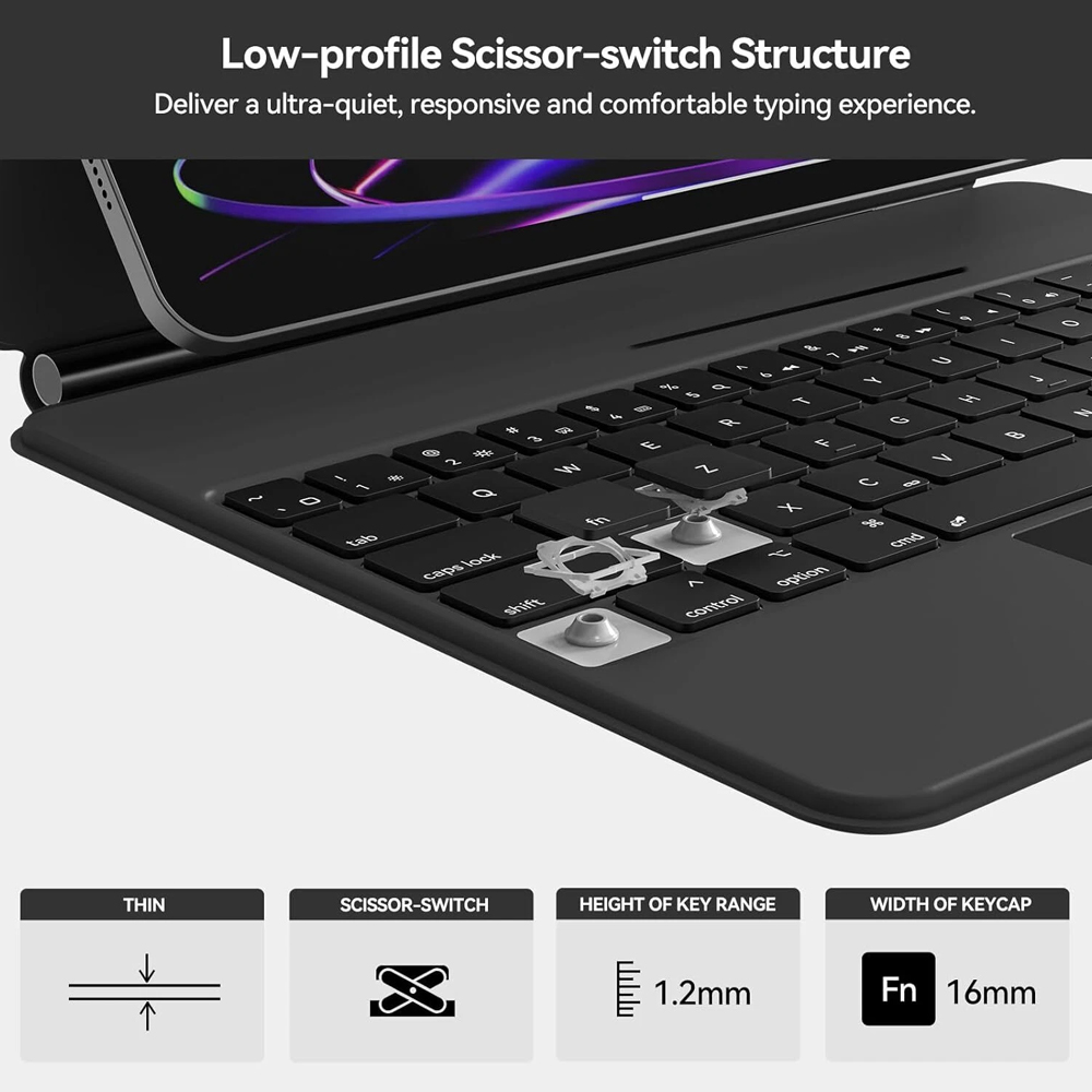 Bluetoothマジックキーボードケース iPad 202 - Tablet Keyboard Case のレビューと価格