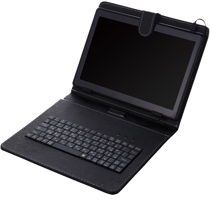 10インチおよび10.1インチのマイクロカードキーボード,革 - Tablet Keyboard Case のレビューと価格