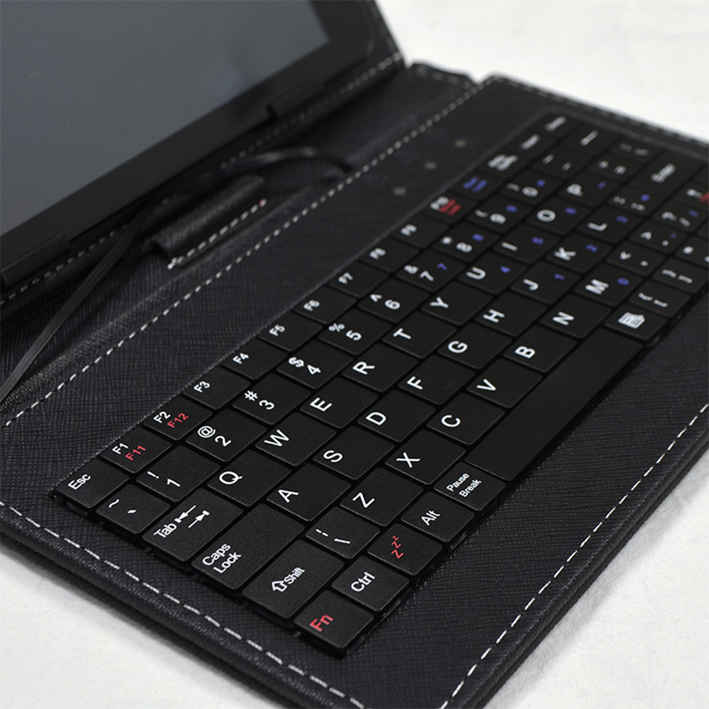10インチおよび10.1インチのマイクロカードキーボード,革 - Tablet Keyboard Case のレビューと価格