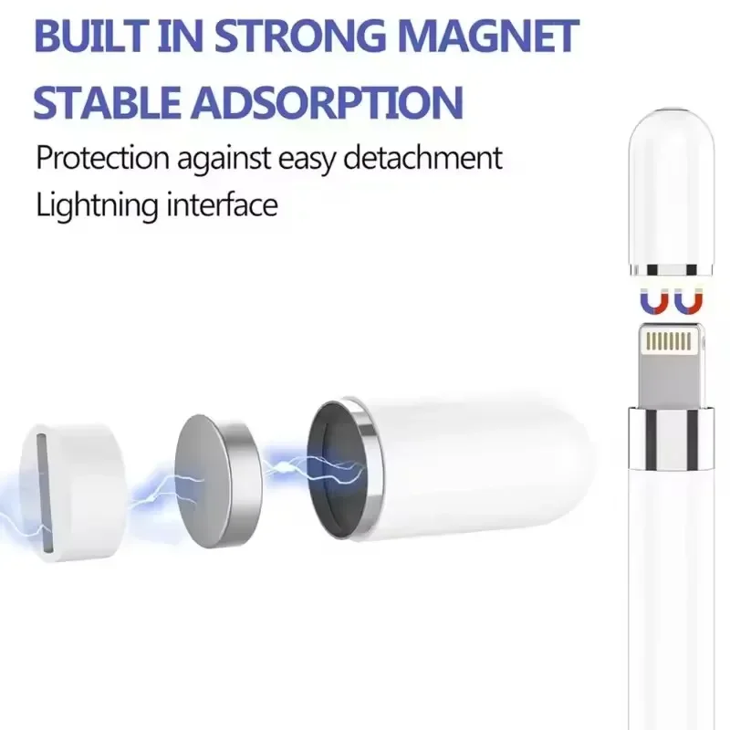 Apple Pencil 1用磁気ペンキャップ スタイラスペ - Essential Tablet Accessories のレビューと価格