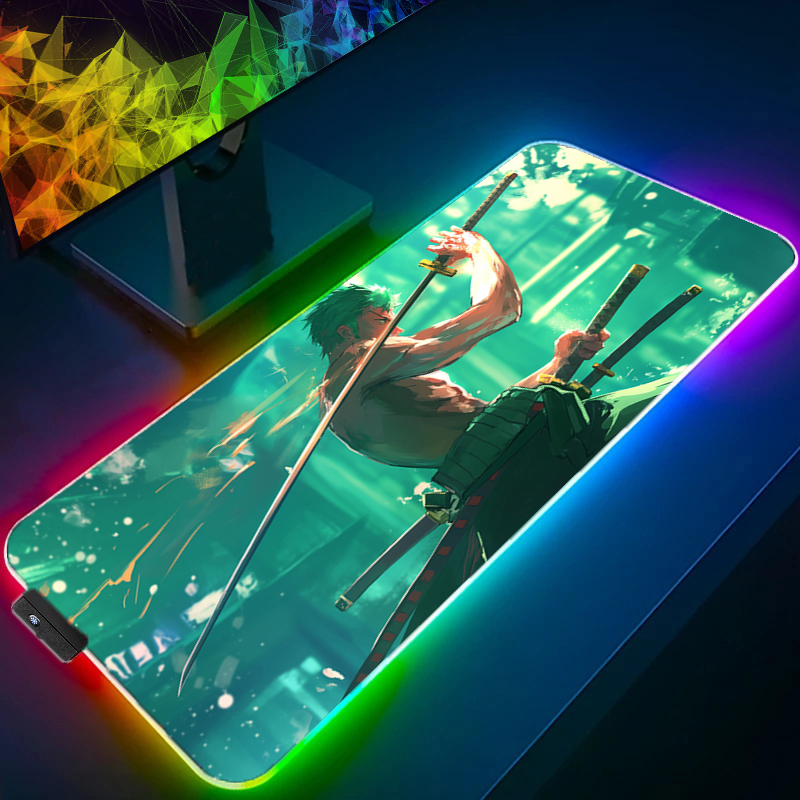 ワンピースゾロマウスパッド RGB ゲームアクセサリー Ga - Essential Tablet Accessories のレビューと価格
