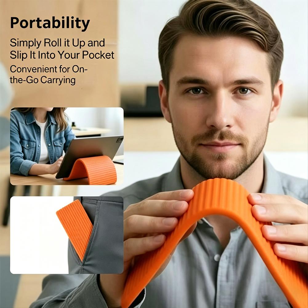 ポータブルシリコン製携帯電話ホルダー 怠惰なブラケット 任意 - Essential Tablet Accessories のレビューと価格