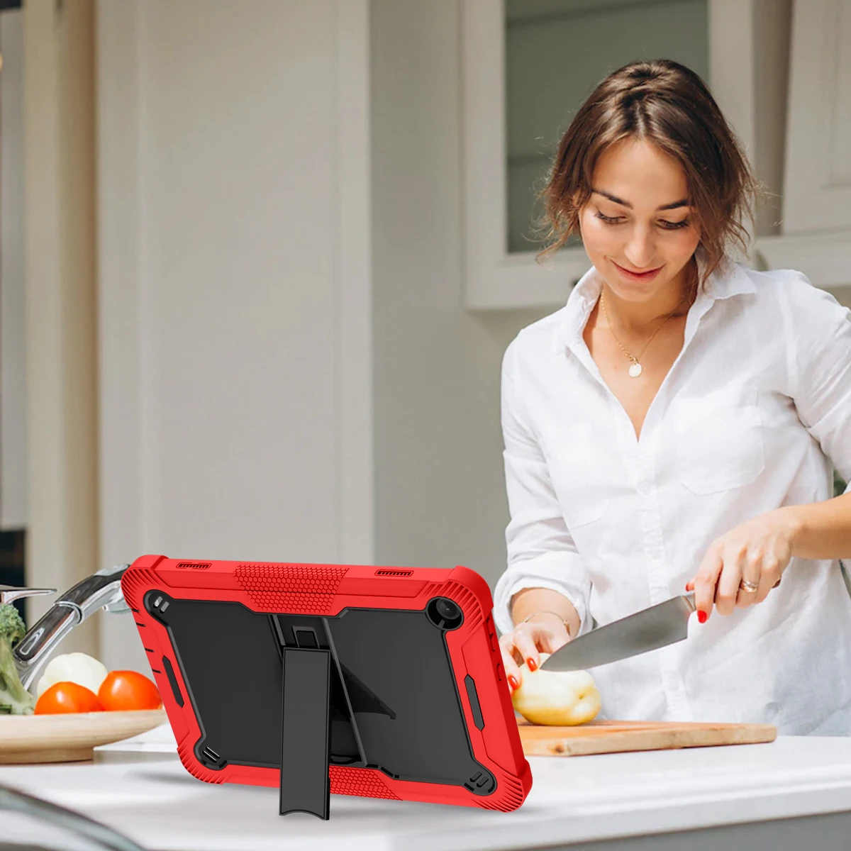 アーマースタンドケースレノボタブ M11 M10 HD 第  - Tablet Cover Accessories のレビューと価格