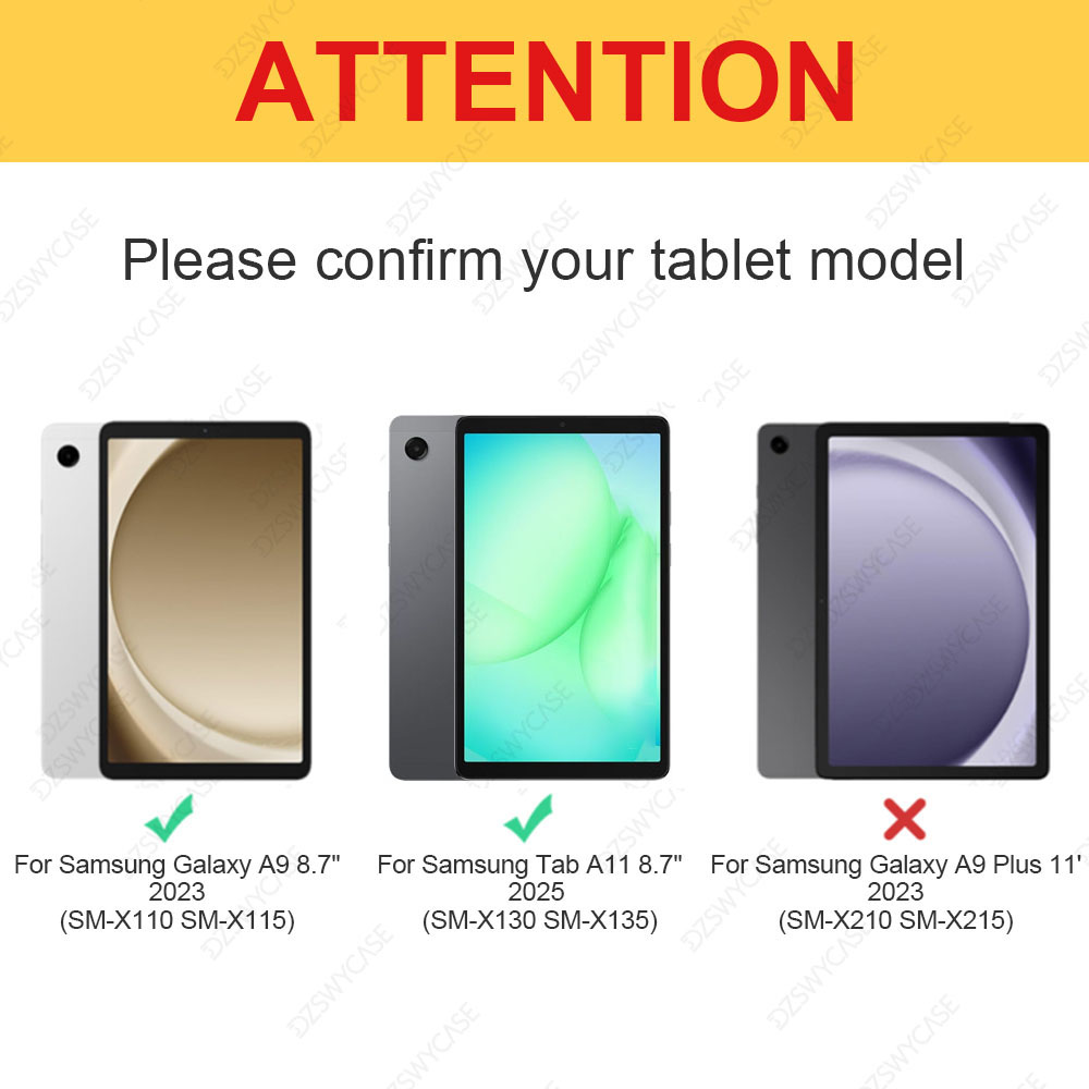Samsung Galaxy Tab A9/A11 8.7イ - Samsung Tablet A9 Accessories のレビューと価格