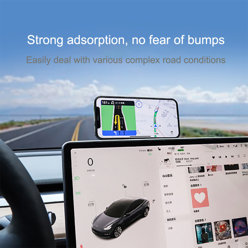 テスラ用磁気携帯電話ホルダー,iPhone 12/12pro - Tesla Tablet Accessories のレビューと価格