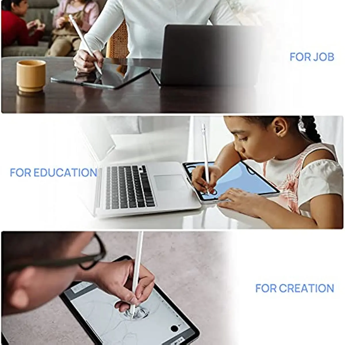 Apple Pencil対応スタイラスペン iPad 2/3 - Tablet Accessories For Kids のレビューと価格