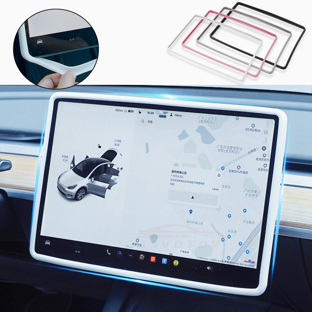テスラモデル 3 Y ハイランドスクリーンプロテクターシリコ - Tesla Tablet Accessories のレビューと価格