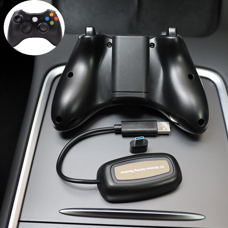 テスラ モデル3 Y S X用 ゲームハンドル ワイヤレスス - Tesla Tablet Accessories のレビューと価格