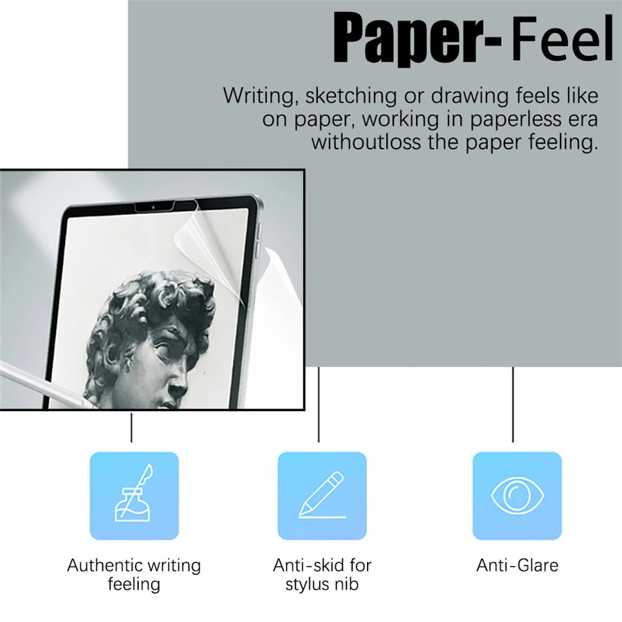 3 個の紙のようなスクリーンプロテクター Samsung G - Paper Feel Screen Film のレビューと価格