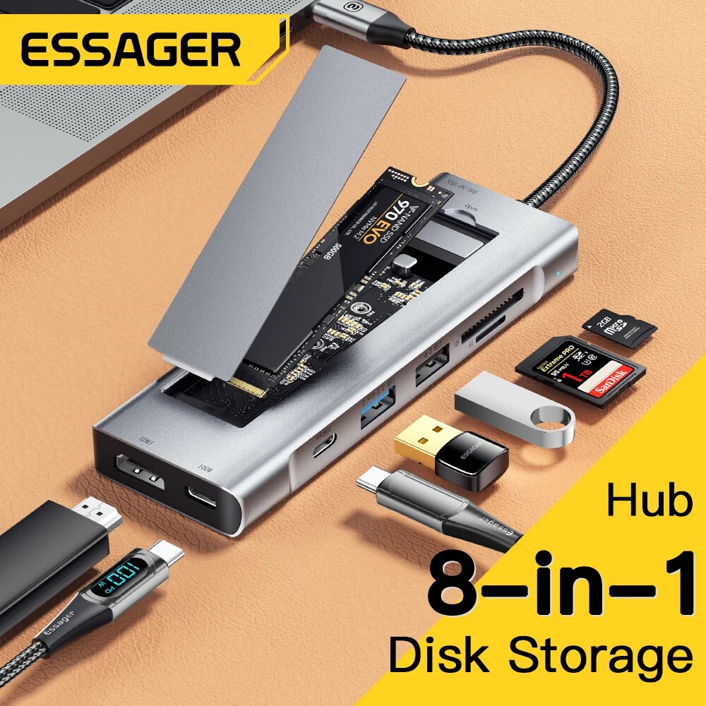 外付けコンピューターステーション,USB Type-C,Es - Usb Hub Type C のレビューと価格