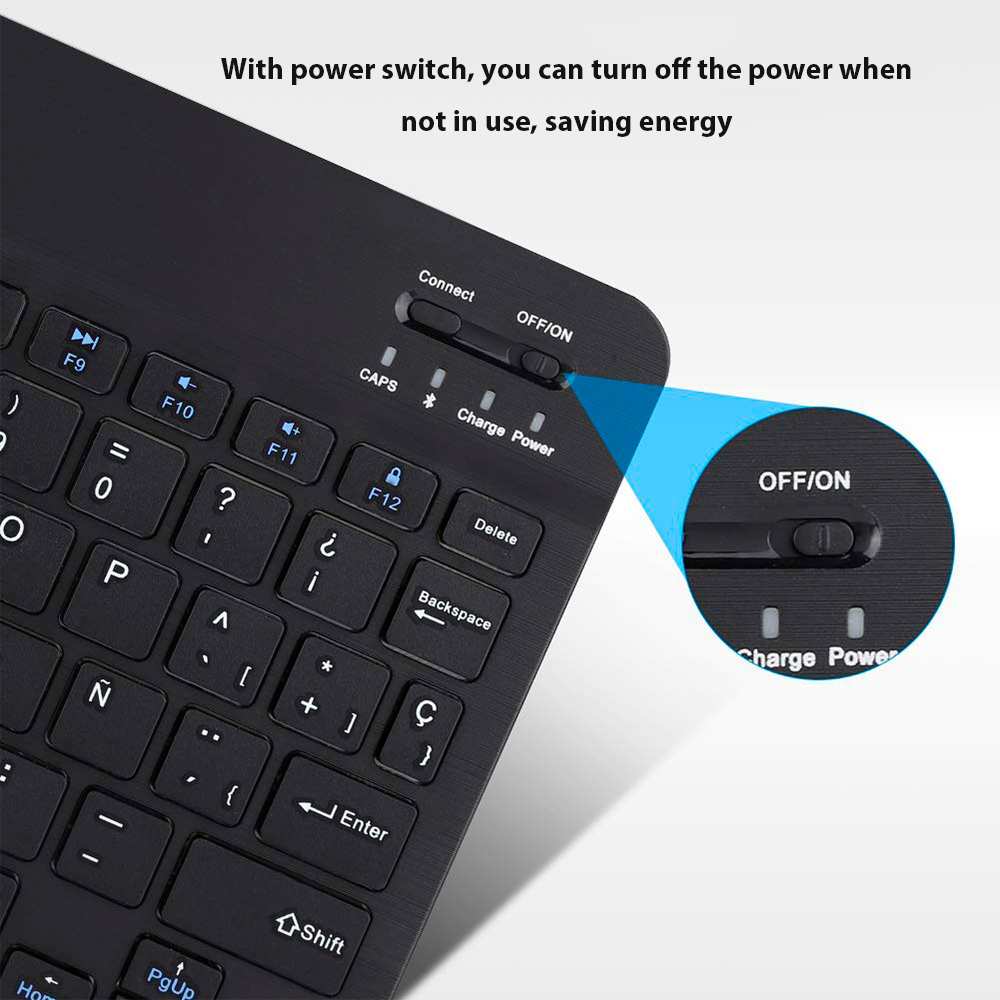 Bluetooth ワイヤレスキーボード Android I - Essential Tablet Accessories のレビューと価格