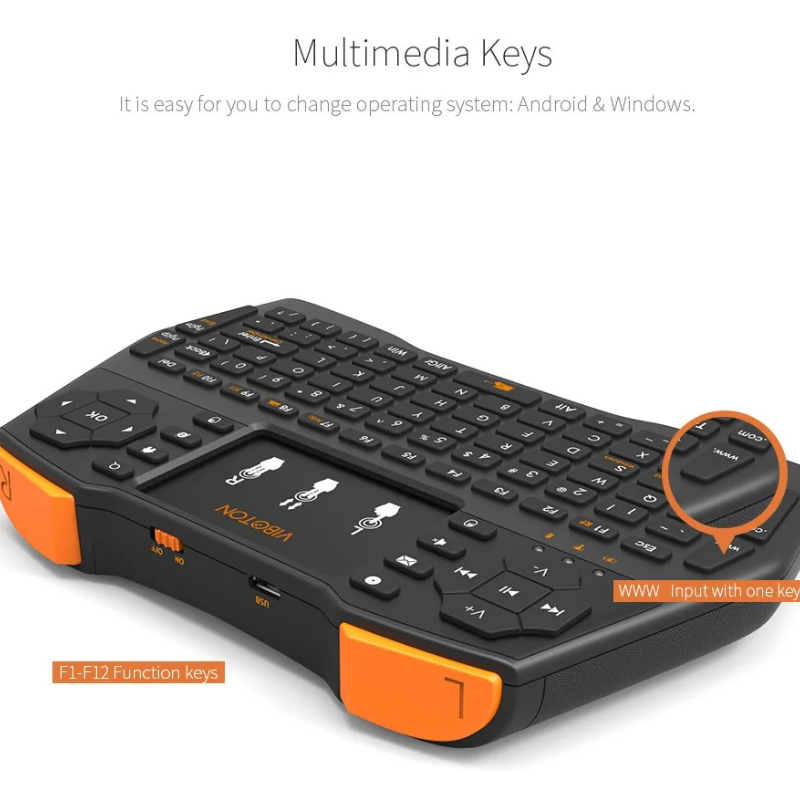 ワイヤレスリモコン付き多機能マウス,2.4g,バックライト付 - Bluetooth Trackpad のレビューと価格
