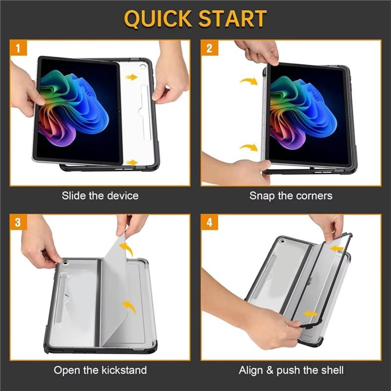 AT82-TPU ハードフリップカバーケース Microso - Microsoft Tablet Accessories のレビューと価格