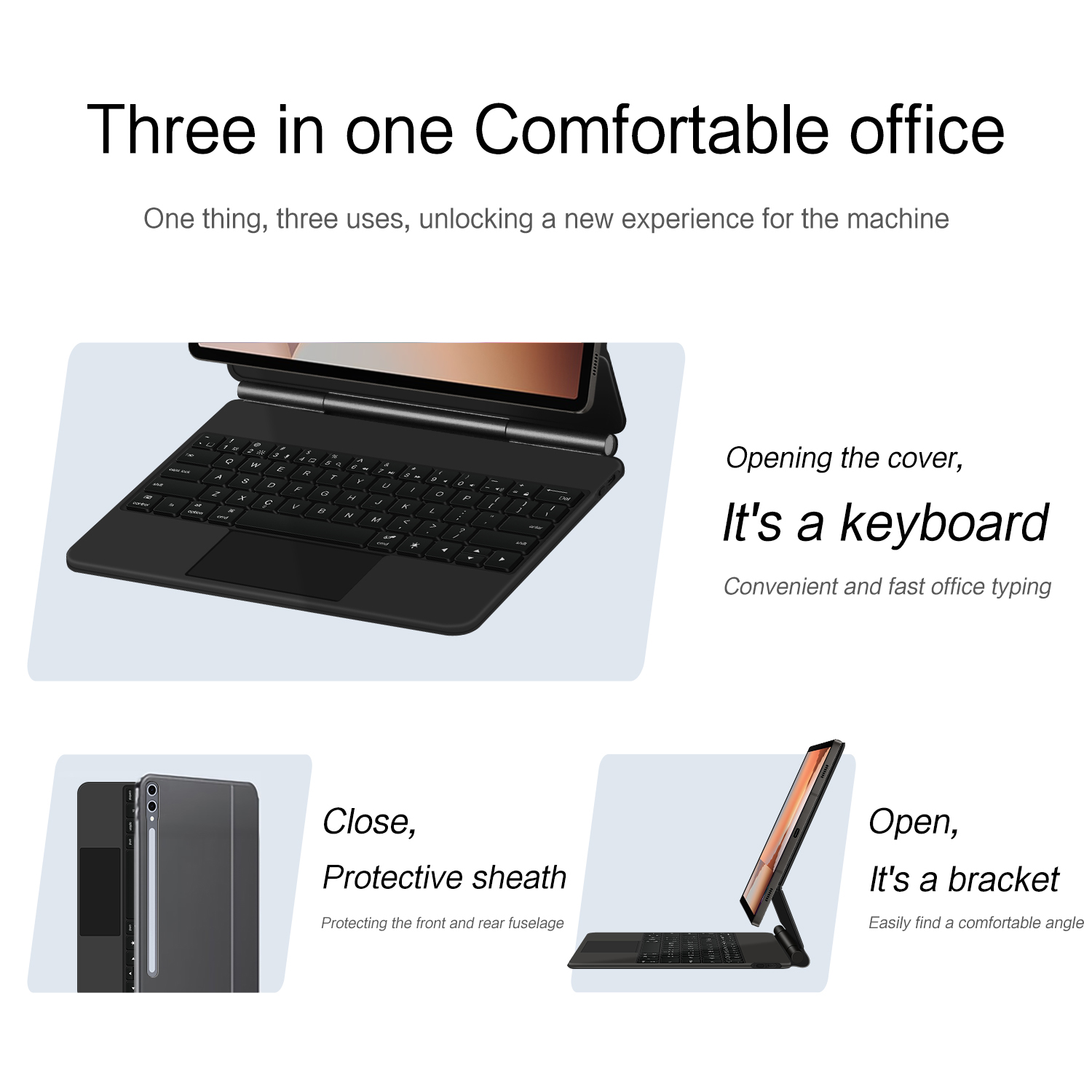 サムスンギャラクシータブS10+ S10 Plus 12.4 - Tablet Keyboard Case のレビューと価格